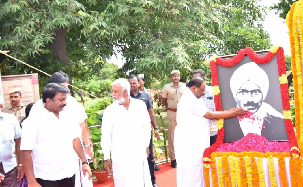 tn goverment tribute bharathiyar memorial day