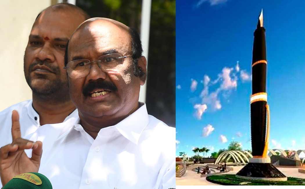 Jayakumar started a signature movement against the kalaignar pen statue