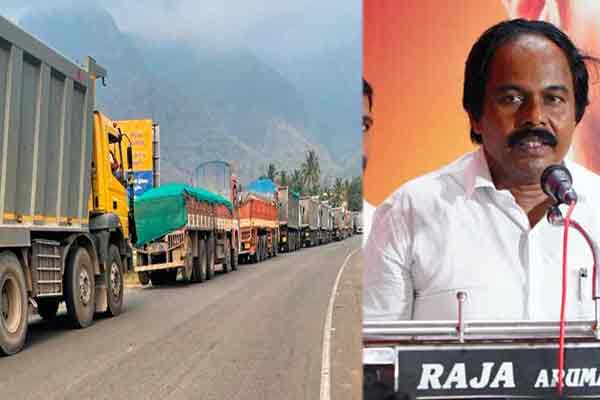 dairy minister mano thangaraj talks about tamilnadu kerala lorry issue