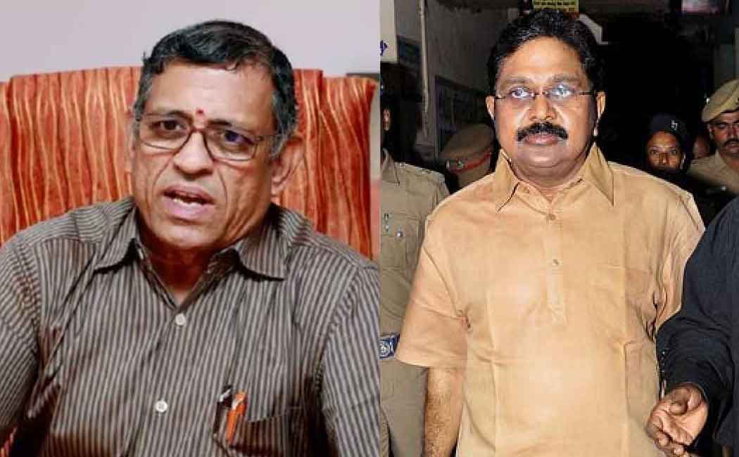 ttv reply to gurumoorthy speech in thuglak function