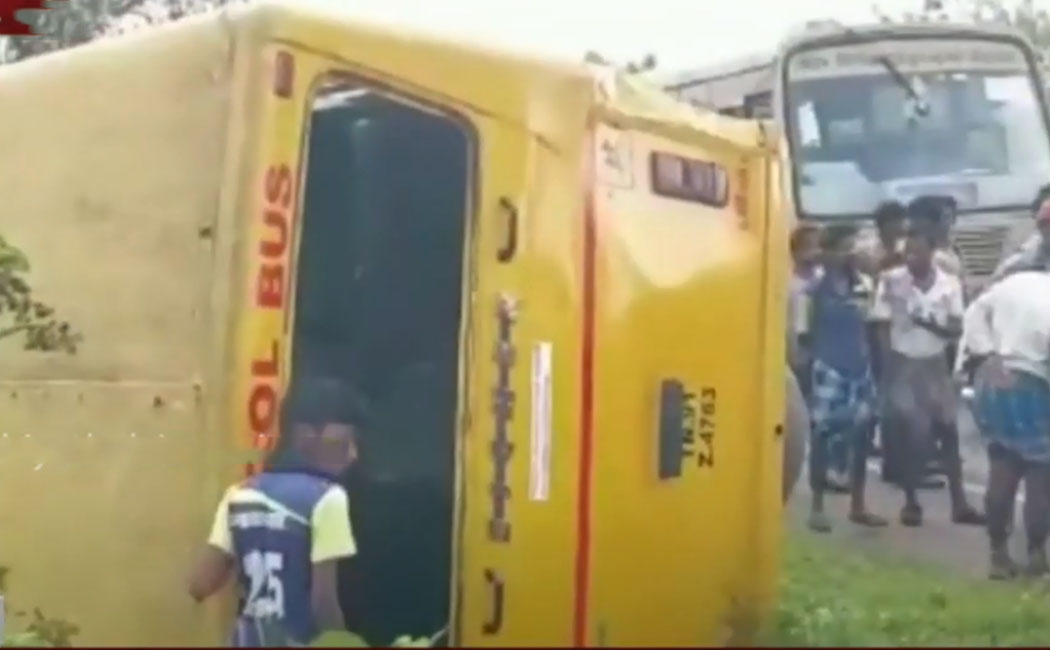 school vans incident students cuddalore district