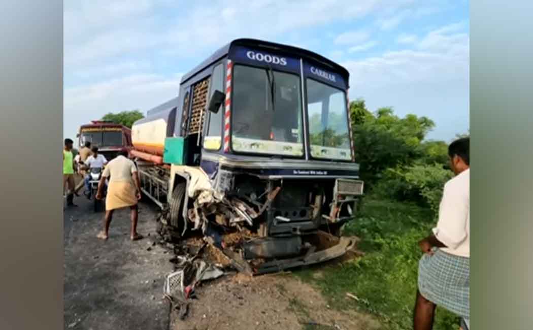 tirupur dharapuram car tanker lorry incident cm relief fund