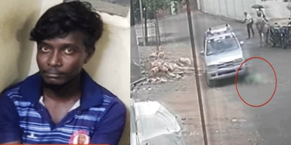 An attempt to an ardent wife in a divorce case; The CCTV footage is shocking