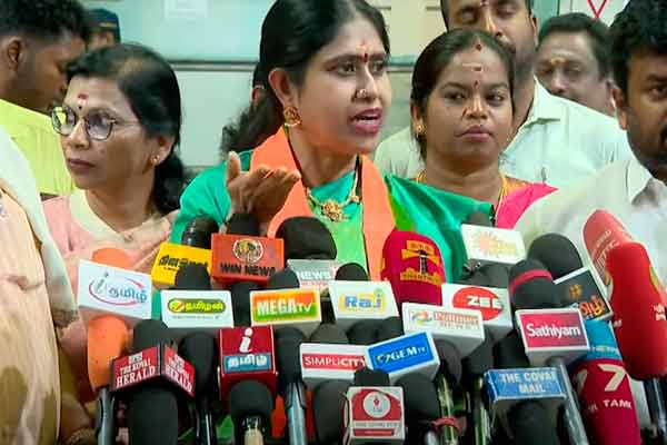 Vijayatharani's response to 'I'm a super burning LED light'-criticism