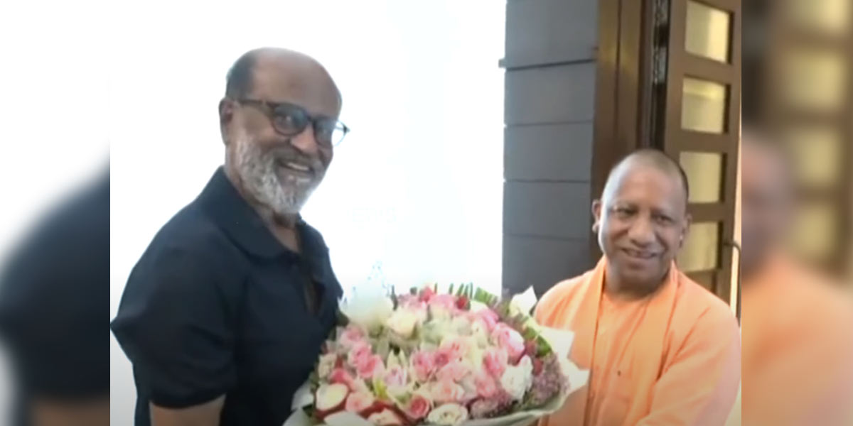 Rajinikanth met Yogi Adityanath