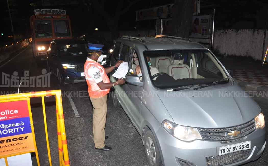 Night lockdown implemented in tamilnadu
