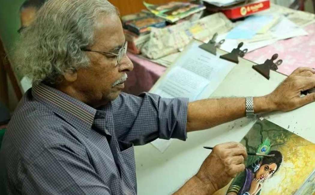 Famous Painter Passed Away Obituary of Chief Minister M. K. Stalin