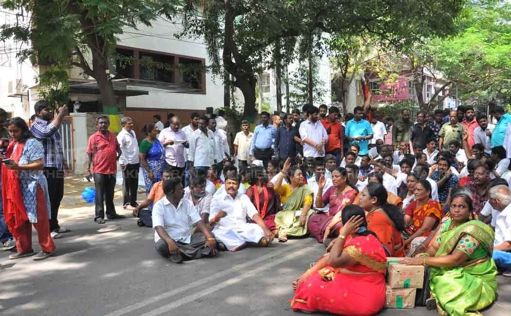 income tax department search for anna nagar mla house