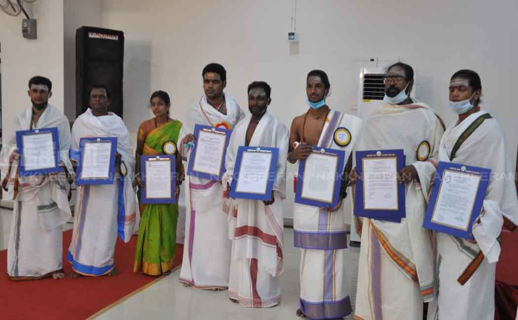 58 people can be ordained under the scheme 'All castes can become priests'!