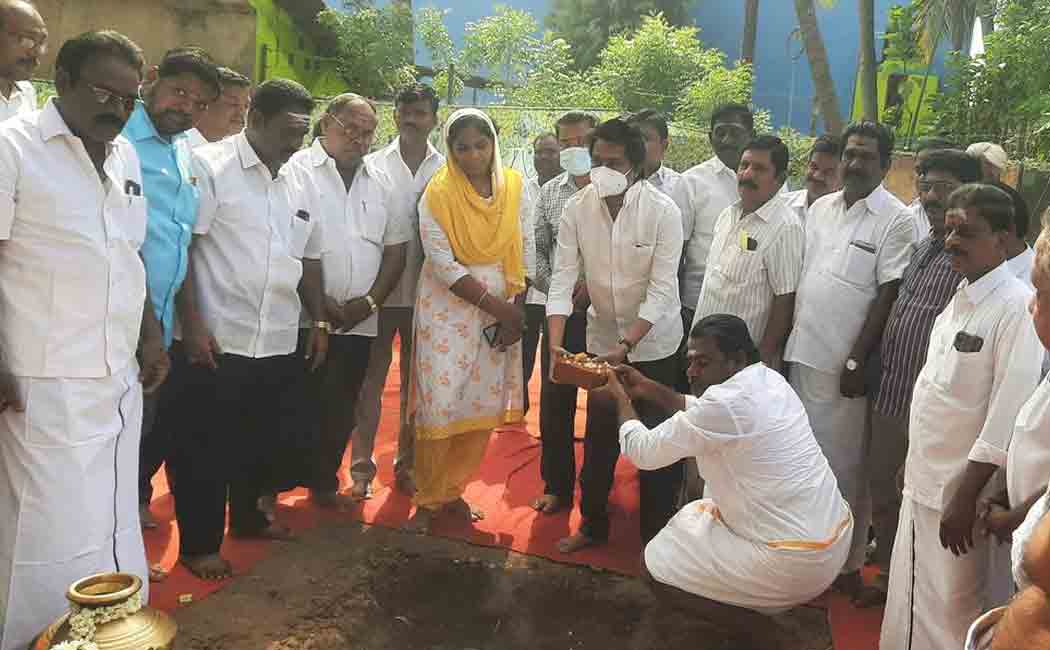 Unallocated funds in the AIADMK regime! Foundation stone laying ceremony under DMK rule! Library located in Chidambaram!