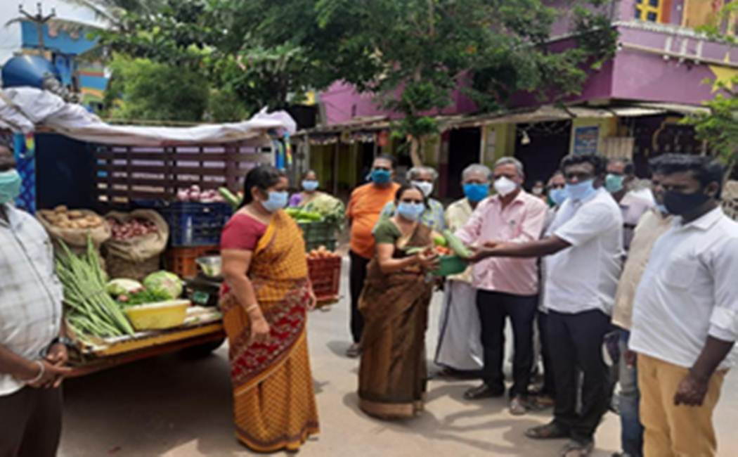 corona virus impact -vegetables served at home