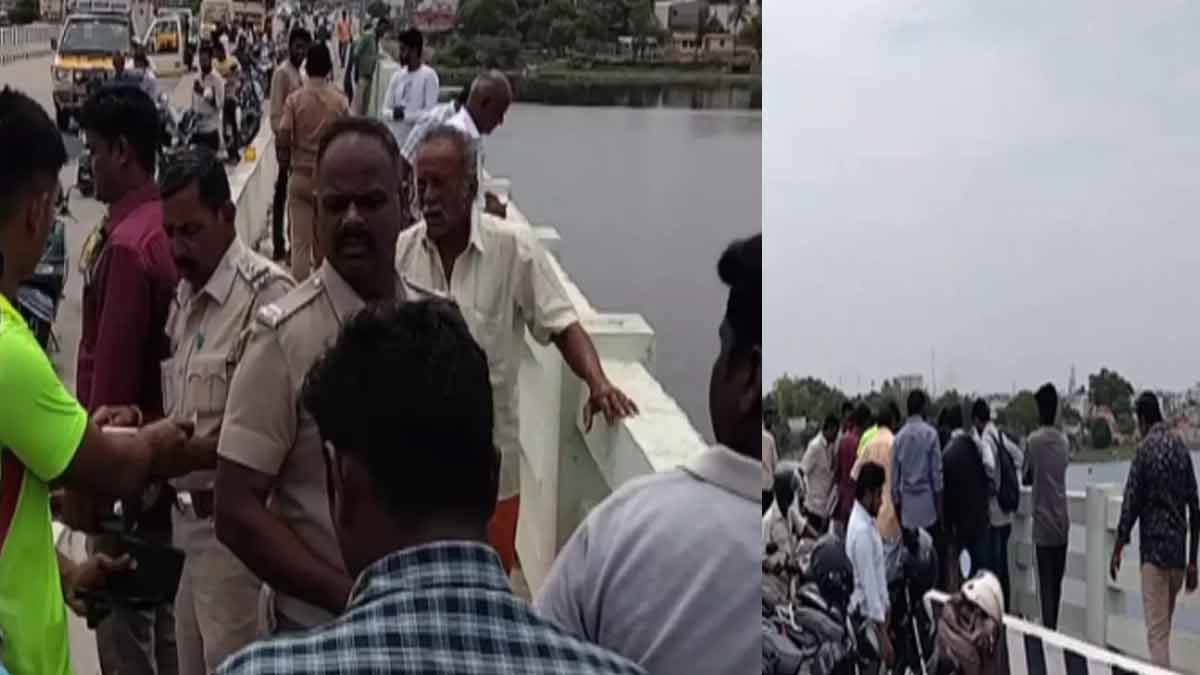 Elderly woman jumps into Cauvery in Karungalpalayam; Police investigate