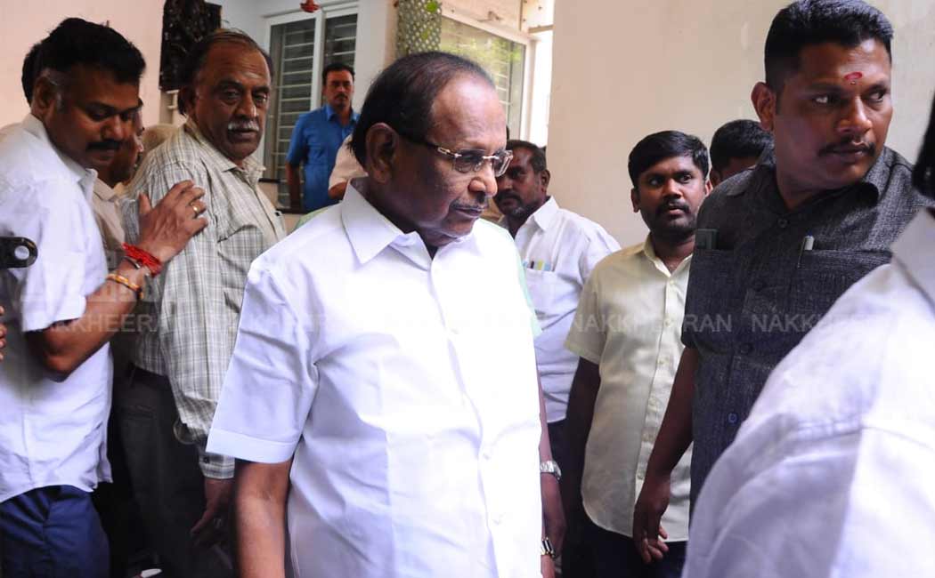 Senior ministers consult at Minister Ponmudi house