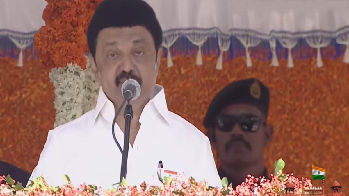 The soil that gave its life for liberation is this Tamil soil' - the speech of M. K. Stalin