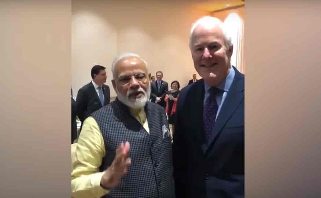 modi apologise to texas senators wife