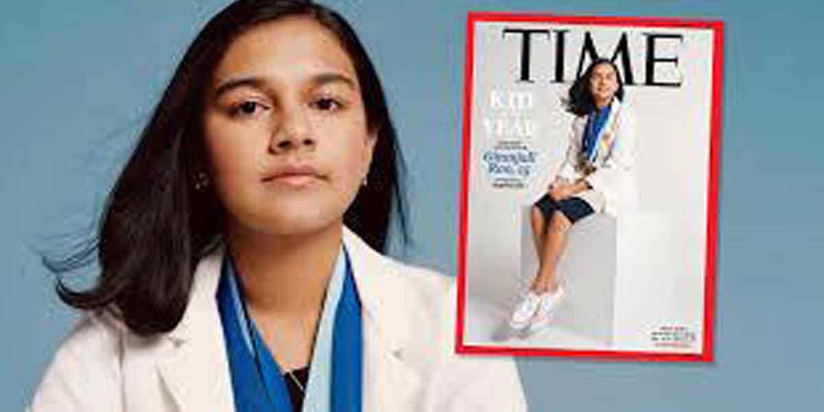 Gitanjali Rao on Times List! Placed on this year’s Kids List!