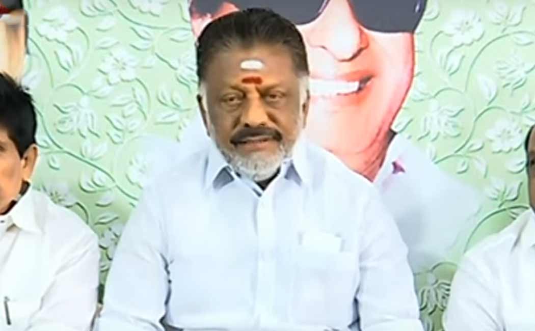 OPS announcement they are contesting behalf AIADMK Erode East by-election