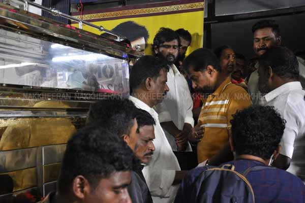 Nakkheeran editor paid tribute to the DMdK leader Vijayakanth