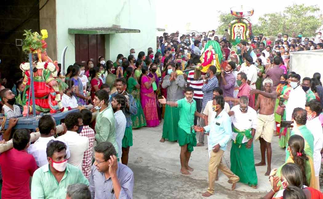 erode murugan temple 'soora samharam' festival