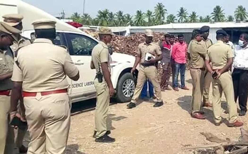 Sugarcane mill workers residence set on fire at Namakka