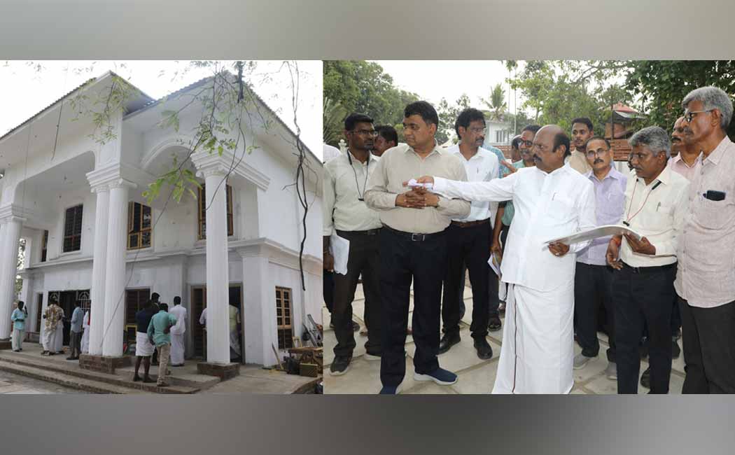 Renovation of Periyar's memorial Minister ev Velu