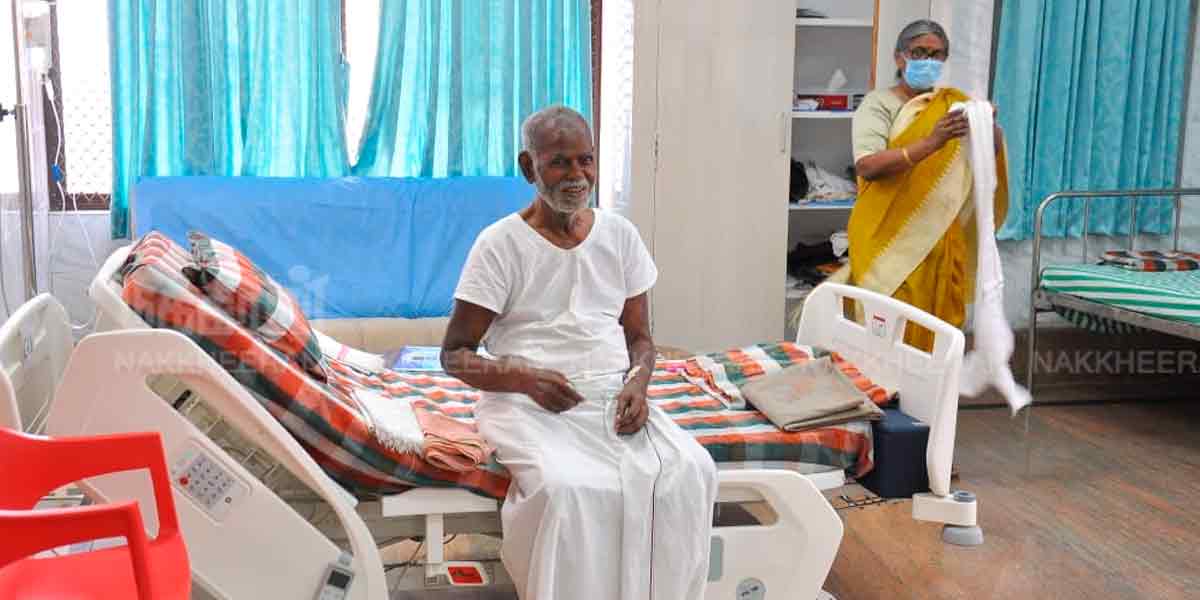 Minister M. Subramanian personally inquired about Nallukannu's well-being (Photos)