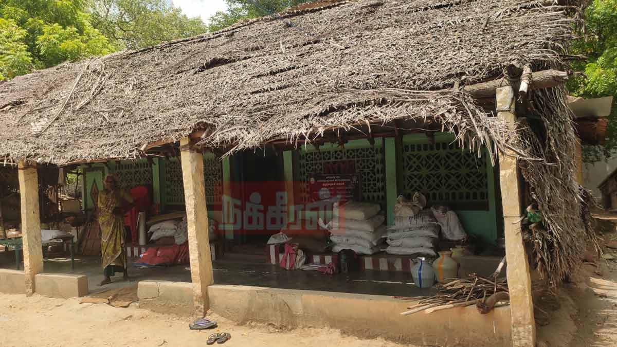 'A tattered thatched hut; Hot spitting asbestos seed'-painful Anganwadis