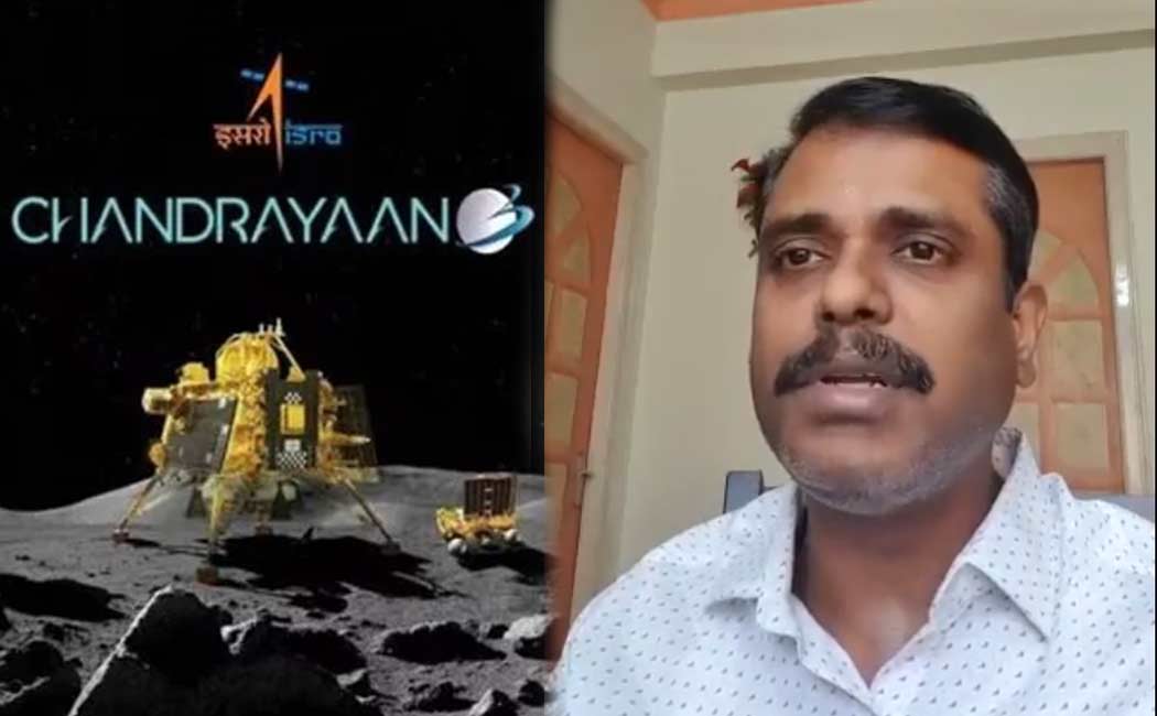 viral video in Veeramuthuvel Project Director Chandrayaan3