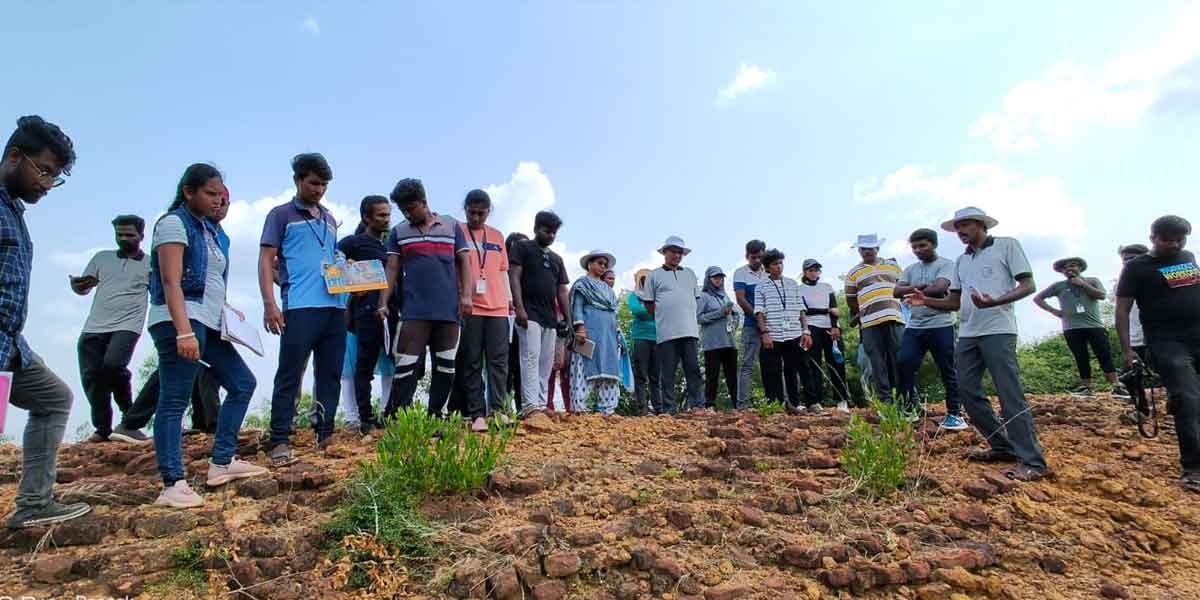 Training on 'Heritage Management and Conservation of Antiquities' for students at Polpanaikottai