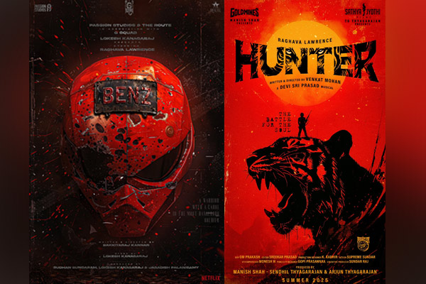 raghava lawrence next with lokesh kanagaraj benz, ar murugados asoosociate venkat mohan in hunter