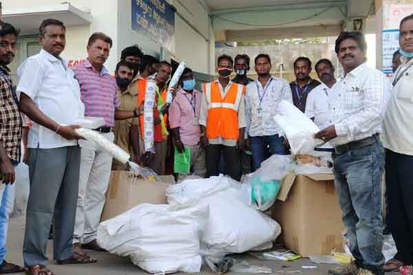 Officers ride Prohibited plastic products
