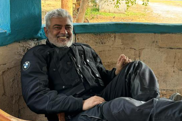 ajith back to bike ride