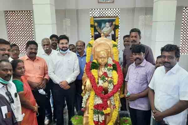 Sakajananda 132nd Birthday Celebration .. District Collector, MLAs pay homage