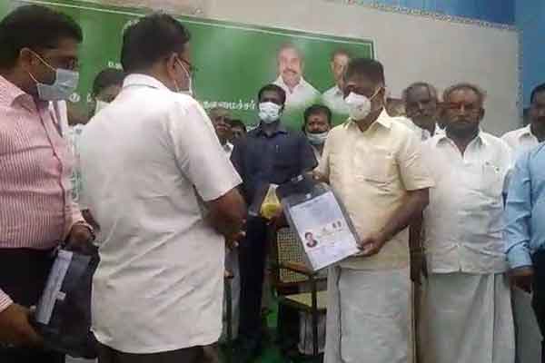 Thangam tamilselvan commented on land for journalists