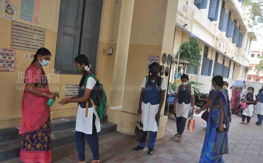 Students who came to school!