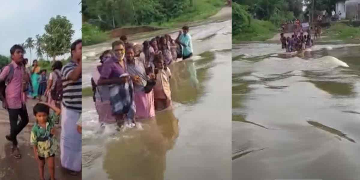 School students risking their lives to return home