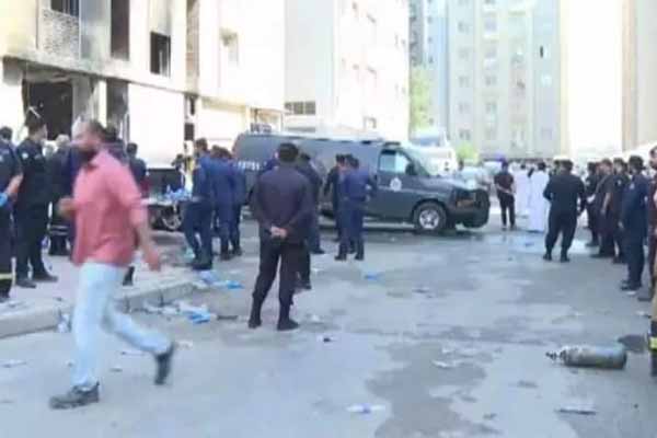 news about fire incident kuwait city
