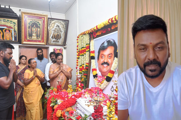 lawrence ready to act in vijayakanth son movie