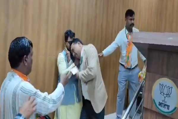 The BJP state president was involved in a conflict with the executives in rajasthan