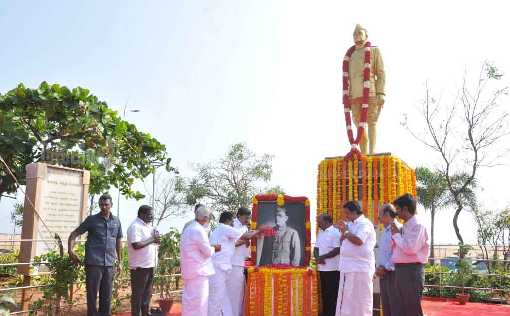 Subhash Chandra Bose 128th Birthday Honored by Tamil Nadu Govt