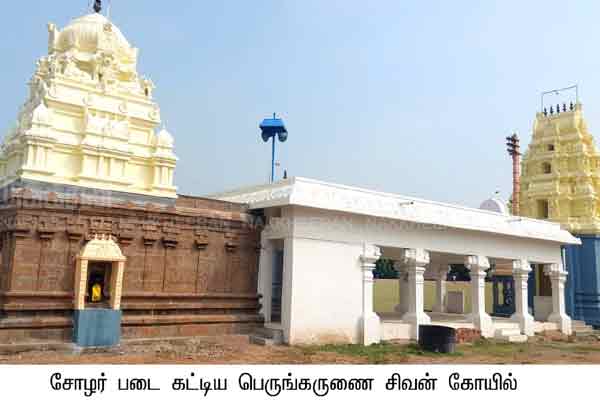 chola force build siva temple research scholar discived details