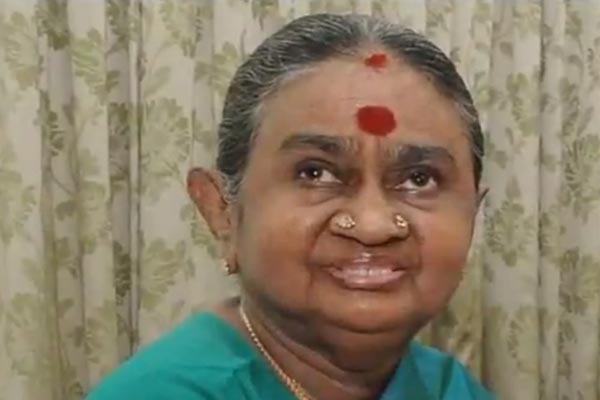 Dayalu Ammal has recovered and returned home
