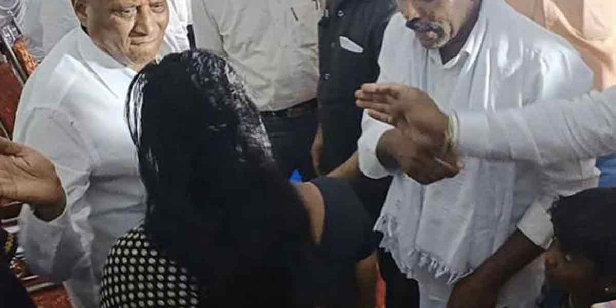 BJP minister caught in controversy