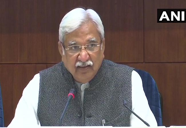 chief election commissioner sunil arora pressmeet at delhi