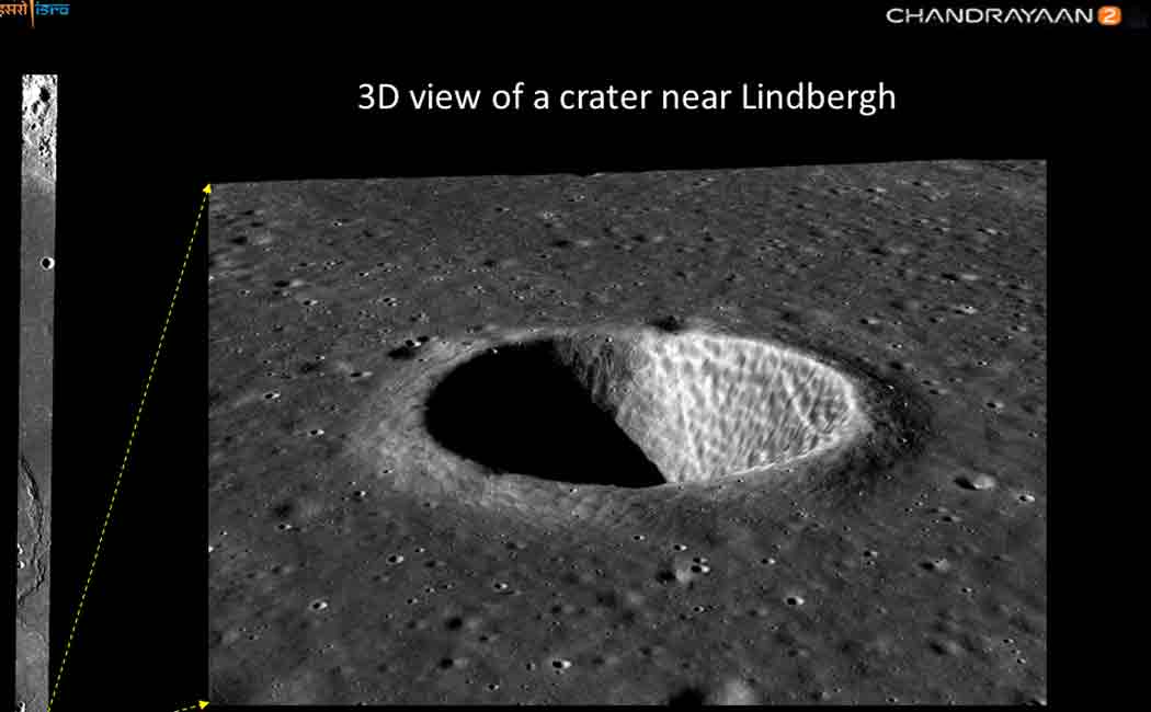 chandrayaan 2 orbiter captures holographic images of moons surface