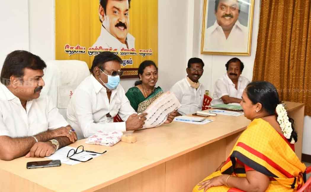 vijayakanth conduct constituency member interview