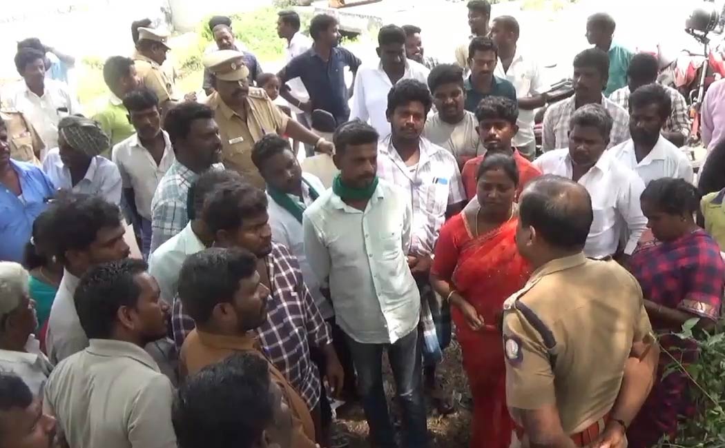 Villagers struggle Action should be taken lake built the road