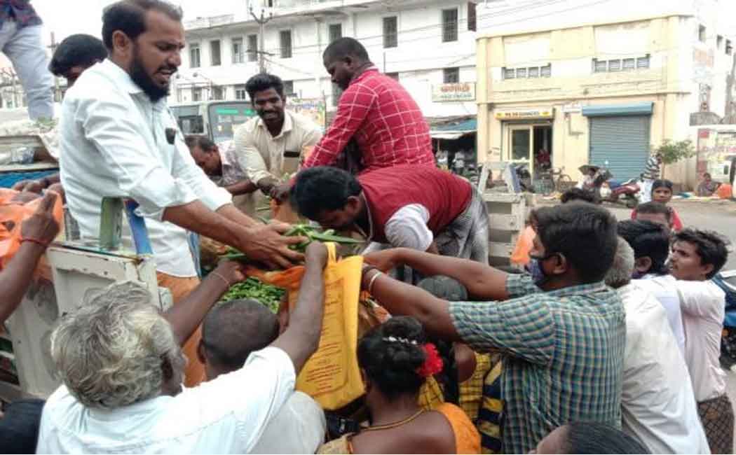 The farmer who provided the ladys finger for free regardless of the loss