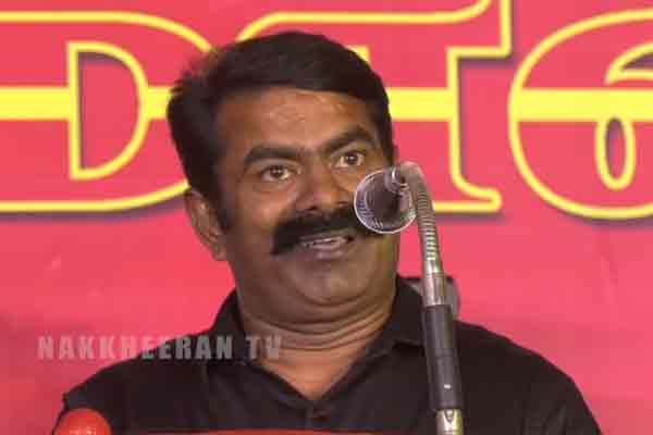 "I will contest against MK Stalin in any constituency." - Seeman