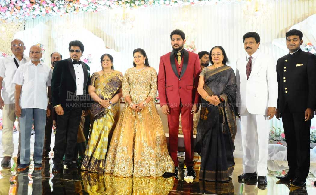 Divakaran family wedding reception photos